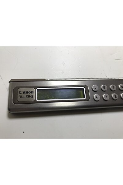 Canon Ruler-8 Made In Japan Kutusunda Cetvelli Hesap Makinası - Koleksiyon Ürünü