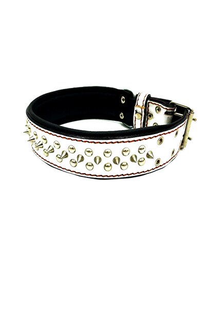 Tasma Market Beyaz Yumuşak Dokulu Özel Tasarım Köpek Tasması Köpek Boyun Tasması