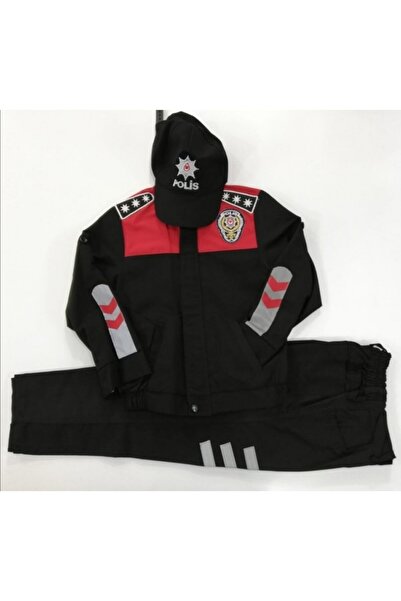 KARAMANSTYLE Çocuk Polis Kıyafeti Unisex Çocuk Yunus Polis Kostümü