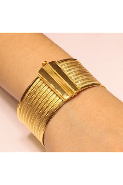 Hakan Güler Kuyumculuk Altın Rize Model Hasır Kelepçe Bilezik