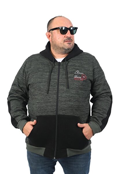 Starbattal Plus Size Men's Sweat The Frontier 22726-nefti