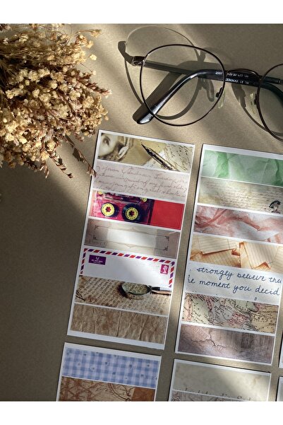 Hume Craft Vintage Temalı Mini Washi Bant Seti