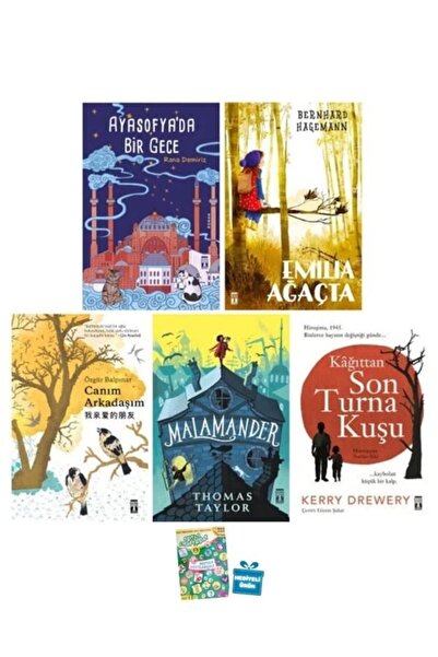 Genç Timaş Hediye 5. 6. 7. 8. Sınıflar Ortaokul Okuma Kitapları 5 Kitap Son T...