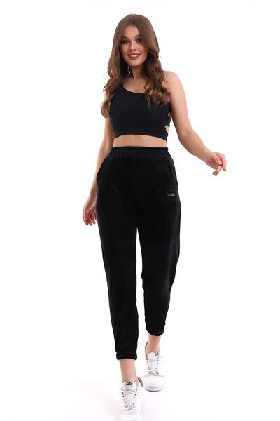 Winmoda34 Trening Velvet Battal Plus Size Textura moale