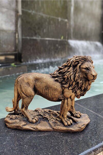 FAMİLYHOMEAVM Aslan Biblo Heykel Dekoratif Heykeli Hayvan Biblo Heykel Babala...