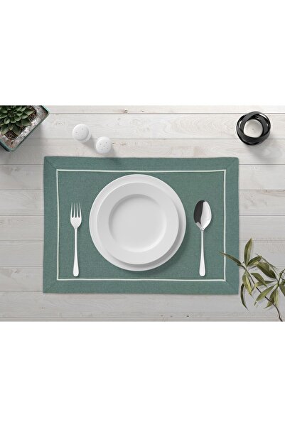 ÖDEL HOME مفرش قماش بولدان للخدمة الأمريكية - مجموعة من 4 قطع