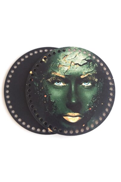 angel çanta aksesuar Drvena ploča prečnika 20 cm Re Sa šljokicama sa naslonom...