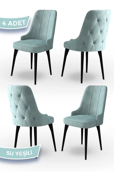 Canisa Maya Serisi, 1.sınıf Babyface Ithal Kumaş Sandalye , Siyah Gürgen Ayak...