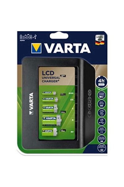 Varta 57688 Lcd Üniversal Şarj Cihazı Aa - Aaa - C - D - 9v