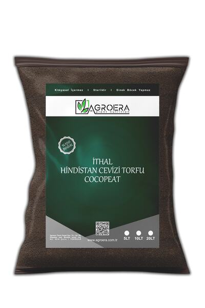 AGROERA Plant Nutrition Hindistan Cevizi Torfu Cocopeat 5 Lt.
