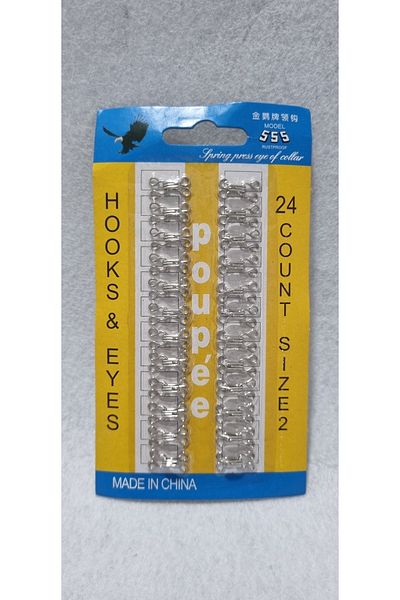 erdoğan hobi Agraf Button Clasp Button 24 Pieces 1.5cm Metal No:2 Bra Clasp Skirt Clasp Vest Clasp Athlete Clasp
