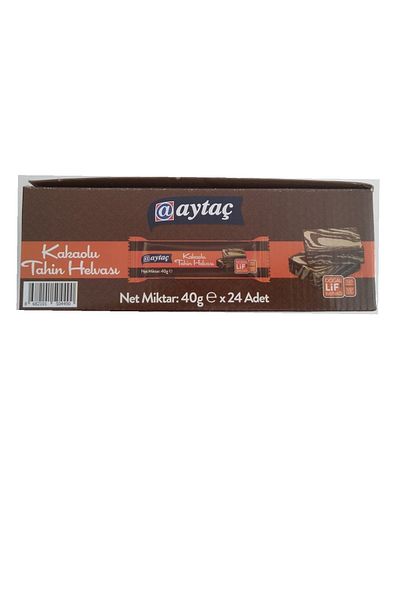 Kezeyce Tahini Halva with Cocoa 40 G. X 24 Pieces