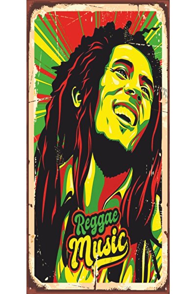 Hayat Poster Mini poster retro din lemn Bob Marley