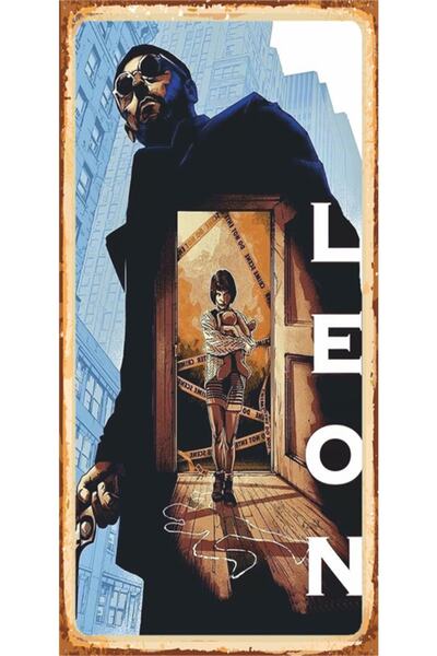 Hayat Poster Leon Mathilda Cinema Mini Poster Retro din Lemn