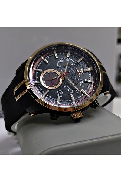 Raymond Silicone Cord Men's Wrist Watch