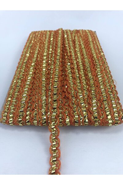 Bontex 5 metara narandžasto-zlatnog detaljanog zigzag vodenog kamena za dekor...