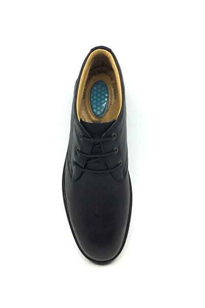 Çetintaş Луїш Фігу 100% натуральна шкіра, зручні чоловічі зимові класичні черевики на шнурівці, чорні, розмір 40-44