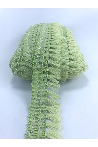 Bontex Franjuri verde fistic pentru ambalare, decorare, ornamente pentru marg...