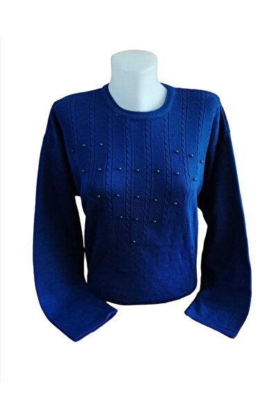 Adonya Трикотажний светр з камінцевим візерунком, стандартний крій, жіночий