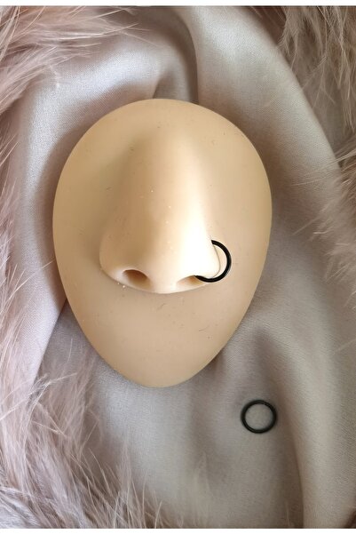 Bylin Cerrahi Çelik Halka Hızma /piercing-kalınlığı 1mm-çap 8mm-1 Adet