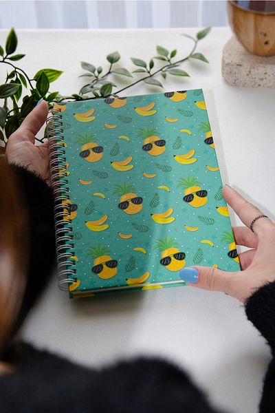 CoNotes Hard Cover Spiral Dotted Notebook - Bullet Journal