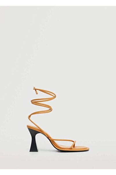 MANGO Woman Strappy Heel Sandals