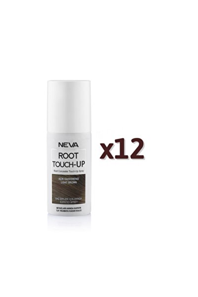 Root Touch-Up Neva Root Touch Up Kapatıcı Sprey 75 Ml Açık Kahve 12 Adet