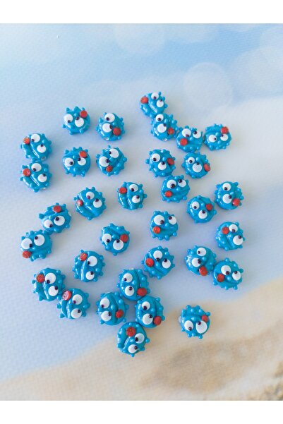 Bonanka Murano Cam Boncuk - Kurabiye Canavarı (1 ADET)