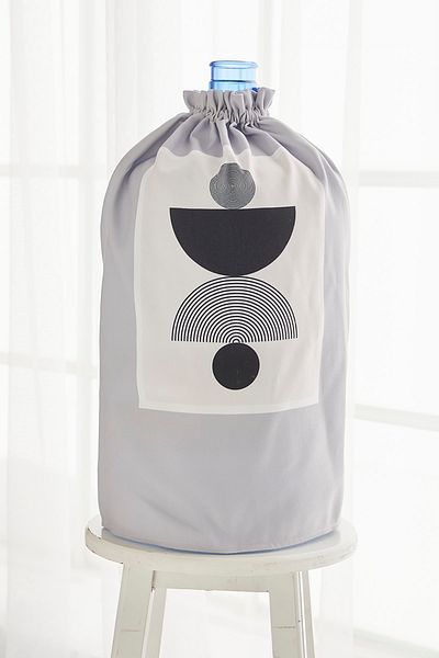 AYSHOME Ays Home Gray Black Abstract Pattern Carboy Case