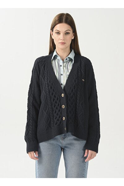 U.S. Polo Assn. Γυναικεία ζακέτα Madre σε μπλε ναυτικό χρώμα