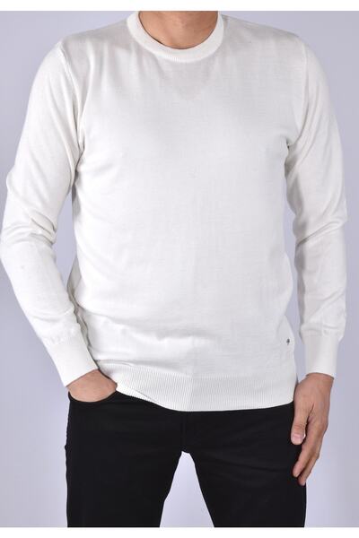 Raymons R22920 Crew Neck Plain Knitwear/ecru/m