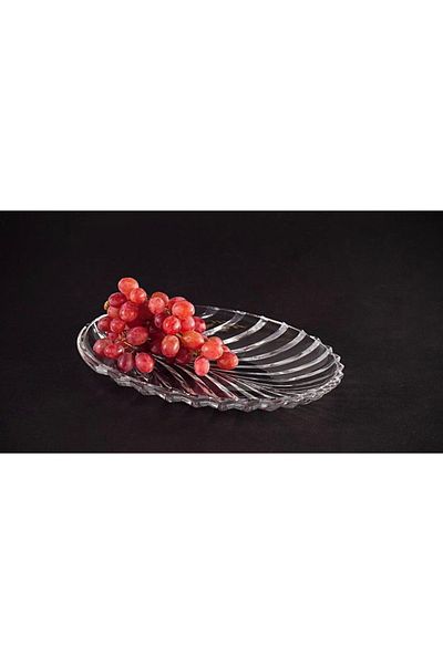 KAVEH Set of 6 Herringbone Embroidered Cake Plates