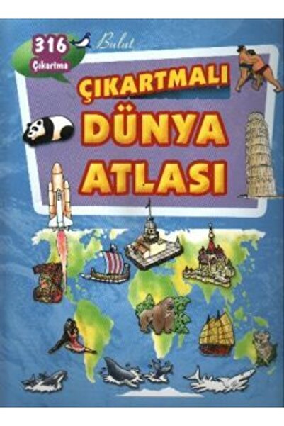 Bulut Yayınları Çıkartmalı Dünya Atlası Kolektif