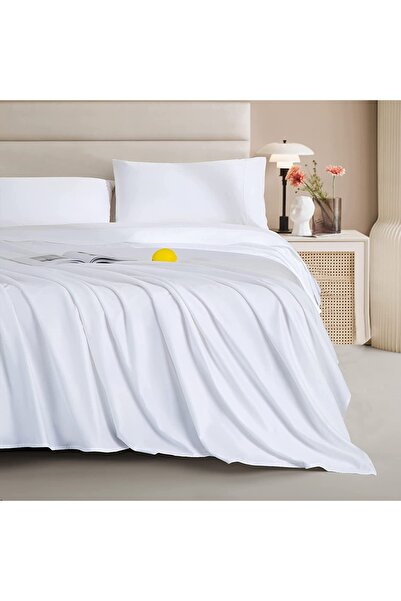 İz Concept Set lenjerie de pat alb premium Iz + fată de pernă Bumbac Ranforce de înaltă calitate garantată 240 lățime
