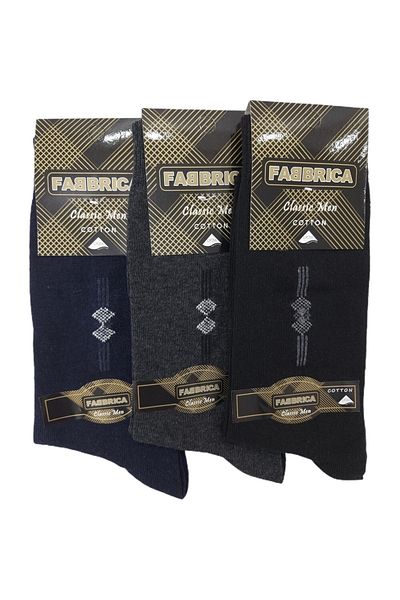 fabrica Мъжки чорапи от памук и 3 броя икономични