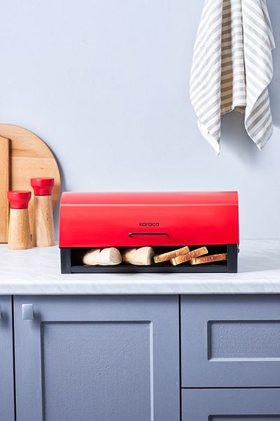 Karaca Monica Bread Box Rouge Red