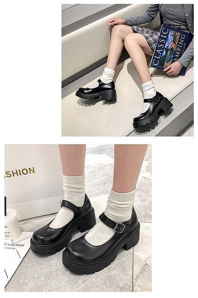 Touz Uny Boutique Black Oxford Harajuku Style Lolita Shoes