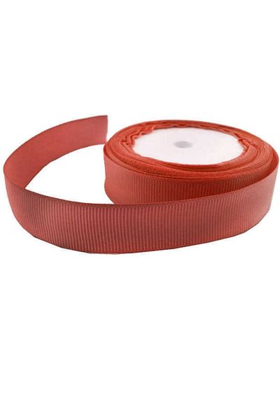 ELGALA Ribbon Grosgrain Ribbon 2 Cm Red Color 10 Meters Ribbon