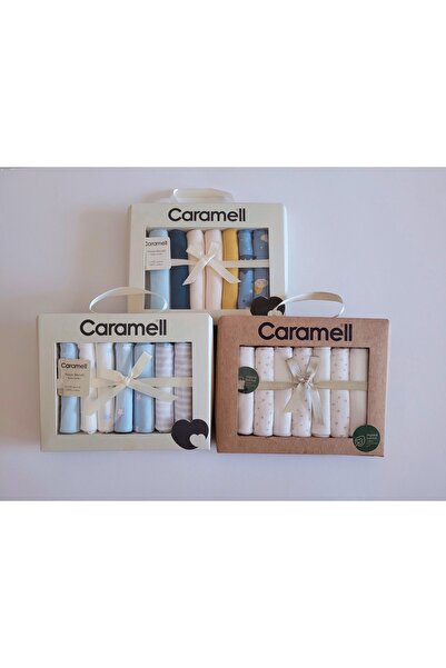 Caramell مناديل مبللة للأطفال من لاما كيدز مصنوعة من القطن بنسبة 100%، مناديل...