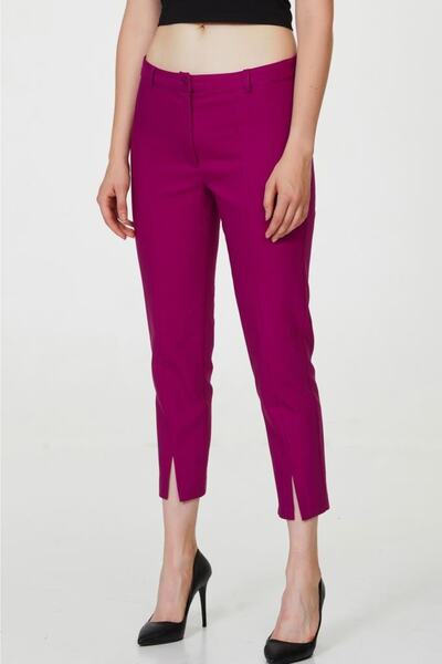 İKİLER Paçaları Yırtmaçlı Pantolon 223-3502