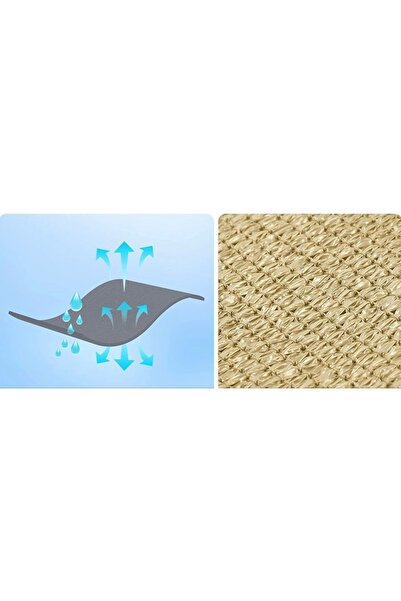 pamukkale branda Gölgelik Bej File Branda %95 3 Mt*5 Mt