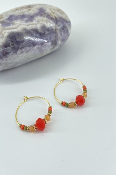 Cocopelli Concept اليدوية كريستال الخرزة هوب القرط