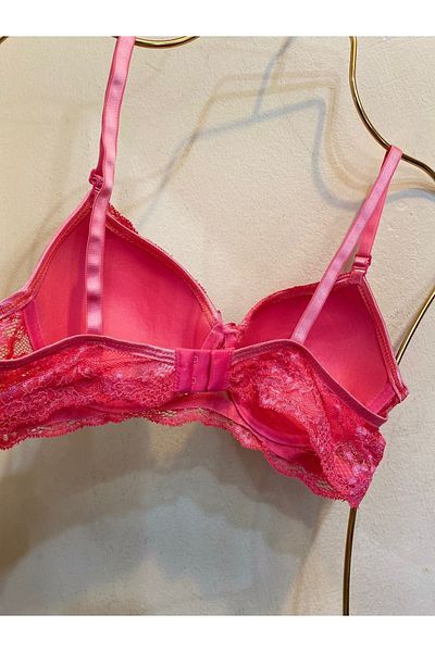 Otantik Tekstil Women's Lace Lace Detailed Unassisted Sexy Fancy Underwire (wire) Bra
