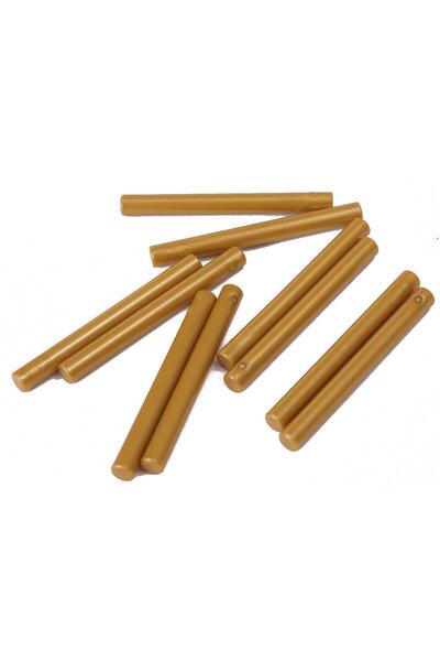 LEGO الأصلي مخصص Moc ملحق Minifigure Minifigure بار 4l العصا الوسطى الذهب 4 ق...