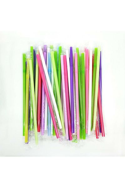 AMBALAJ MARKT Bellows Gelatin Frozan Straw 100 Pack 20 Pieces