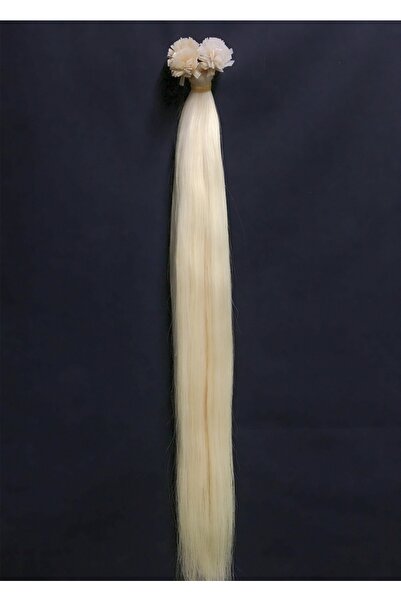 HalitCan HairKing Premium Kalite Özbek Platin 65cm Gerçek Insan Saçı 200 Adet...