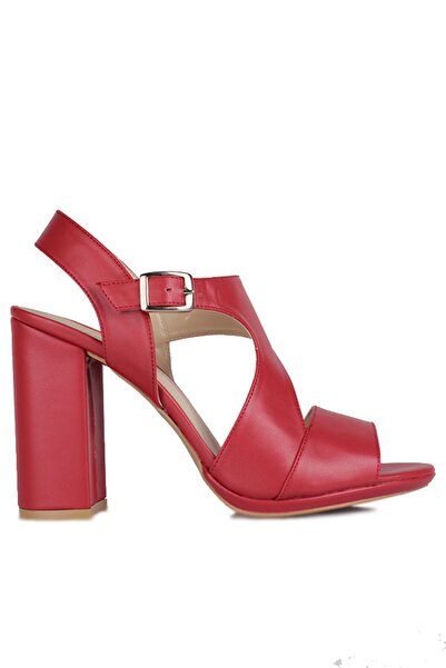 Fitbas 111036 524 Γυναικεία κόκκινα παπούτσια μεγάλου και μικρού μεγέθους