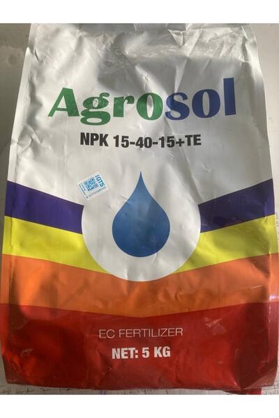 Agroglob Tarım Agrosol 15-40-15 5 Kg Fosforlu Yaprak Gübresi