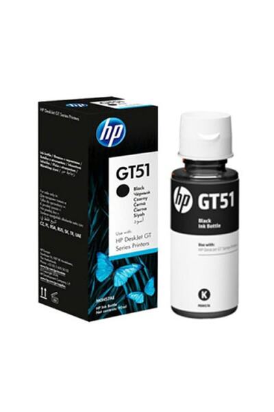 HP Gt51 Deskjet Gt-5820 Siyah Orjinal Mürekkep 90ml.