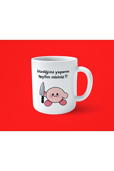 hesaplisiburada هل أستمتع بما أريد؟كوب كوب مطبوع عليه شعار